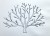 Winter Bare Tree Branches Stencil