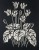 Cyclamen Winter Flower Stencil