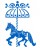 Carousel Horse Window Sticker