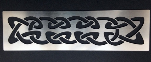 Celtic Knot Band Stencil