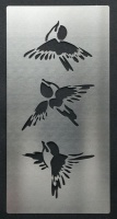 Oriental Bird Trio Stencil