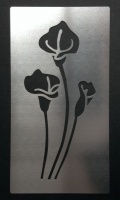 Calla Peace Lily Flower Stencil