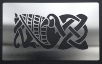 Celtic Bird Symbol Stencil