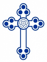 Trefoil Cross Window Sticker